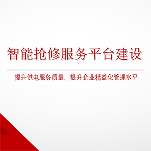 智能搶修服務(wù)平臺(tái)開發(fā)